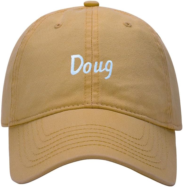 Baseball Cap Men Name Doug Gift Embroidered Washed Cotton Dad Hat Baseball Caps