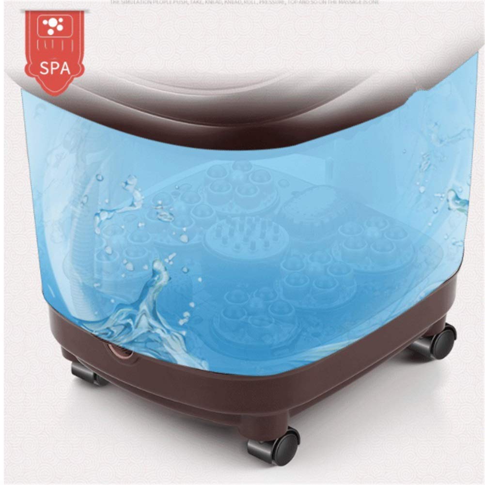 HMTE Masajeador de SPA para pies con Control de Temperatura Ajustable, baño calentado, Rodillos de Masaje