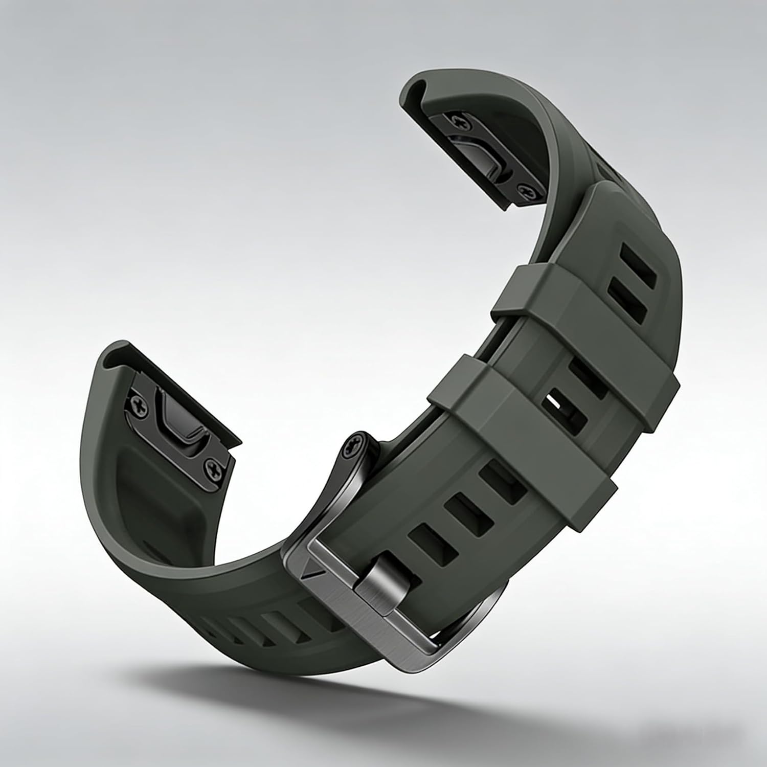 22mm Watch Band for Garmin Fenix 8 47mm/Fenix 7/7 Pro, Epix Pro Gen 2 47mm Quick Fit Silicone Strap Compatible with Fenix 6/6 Pro, Forerunner 965/955/945/745/Garmin Instinct 2 Solar/Instinct 3 45mm