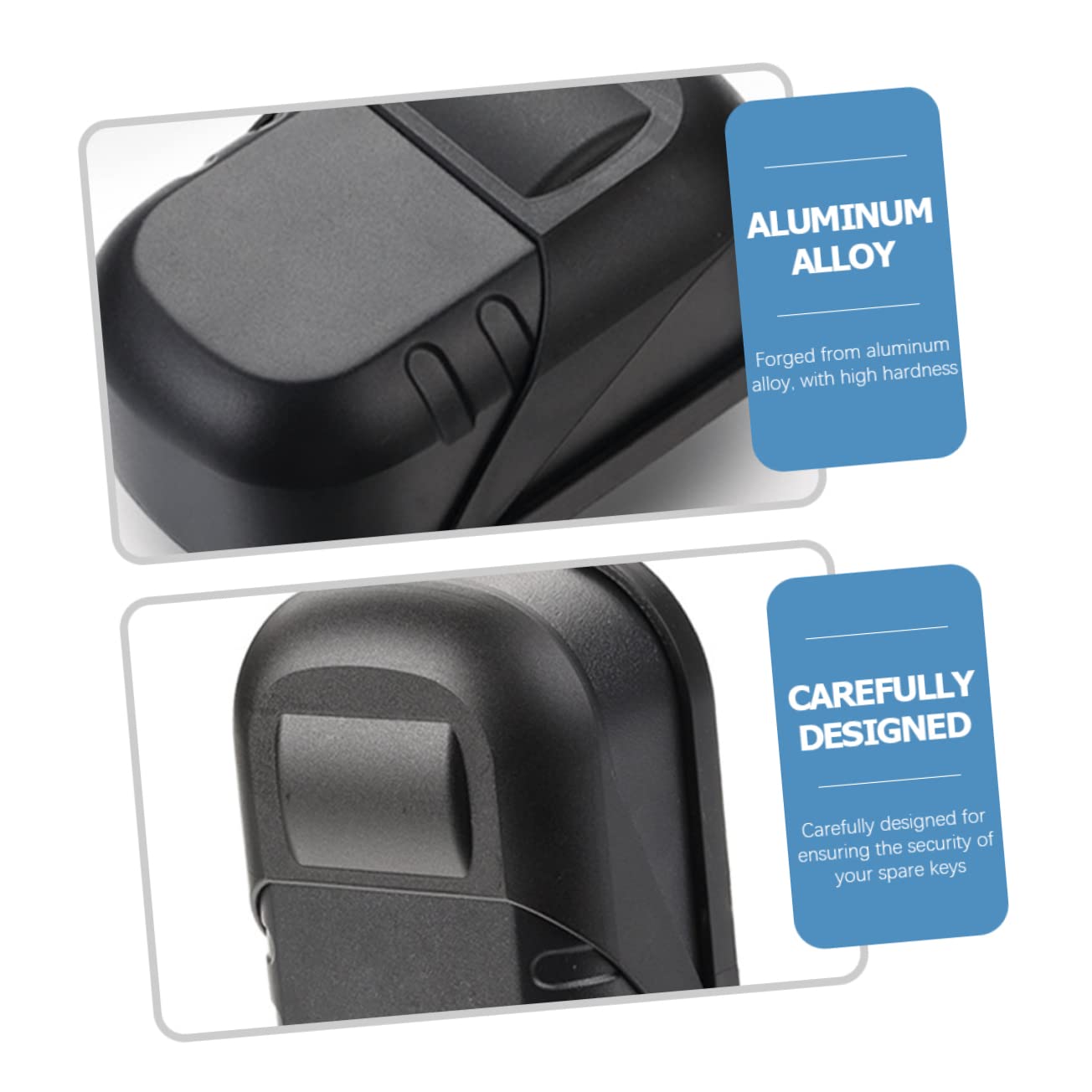 AUTSUPPL Key Lock Box Wall Mounted Secure Combination Lock Box for House Keys Sleek Design for Indoor Outdoor Use for Home Office Safety