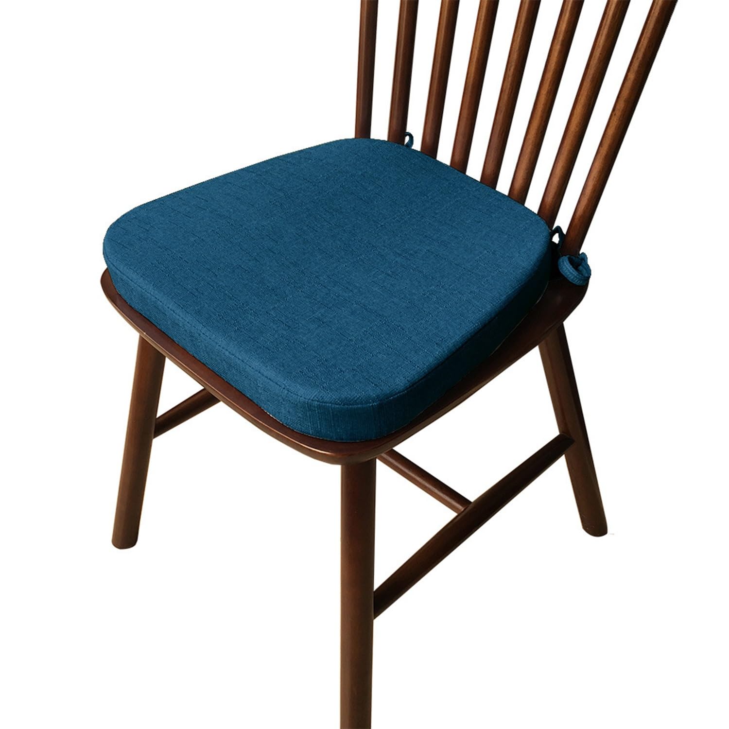 Sitzkissen (1/2/4er Pack) Stuhlkissen mit Haltebändern 40cm x 38cm Sitzauflage, Stuhlauflage für Esszimmer, Küche, Garten, Büro (Color : #15, Size : 4pcs 43x42x33x5cm)