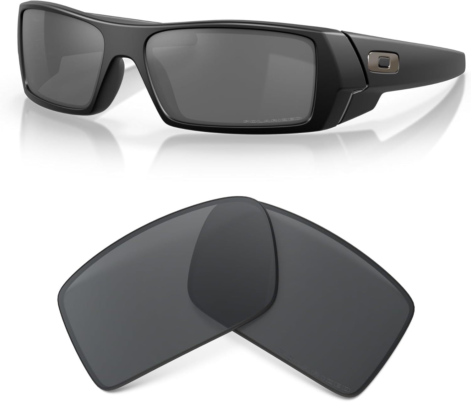 OAKLEY Authentic Gascan OO9014 Replacement Lenses +Bundle Bag+ Bundle Microfiber Pouch