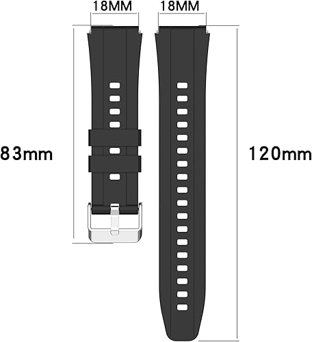 Miniatura 3 de Paquete de 10 correas compatibles con Huawei Watch GT 4 Smartwatch, correa deportiva de repuesto de silicona suave impermeable para Huawei Watch GT