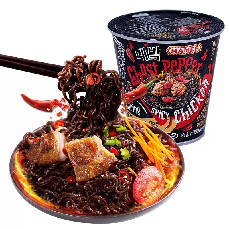 Fideos de pimienta fantasma súper picantes, pasta picante GuiJiao Cupnoodle, Ramen picante picante, fideos mixtos secos listos para comer, fideos