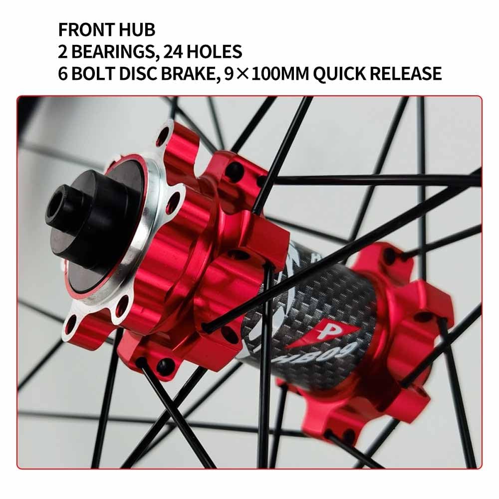 Juego De Ruedas Off-Road De Freno De Disco 700C Ruedas Traseras Y Delanteras De Aluminio 9 * 100/10 * 135mm QR, Llantas De Bici De Doble Pared De 38mm, Casete De 7-12 Velocidades