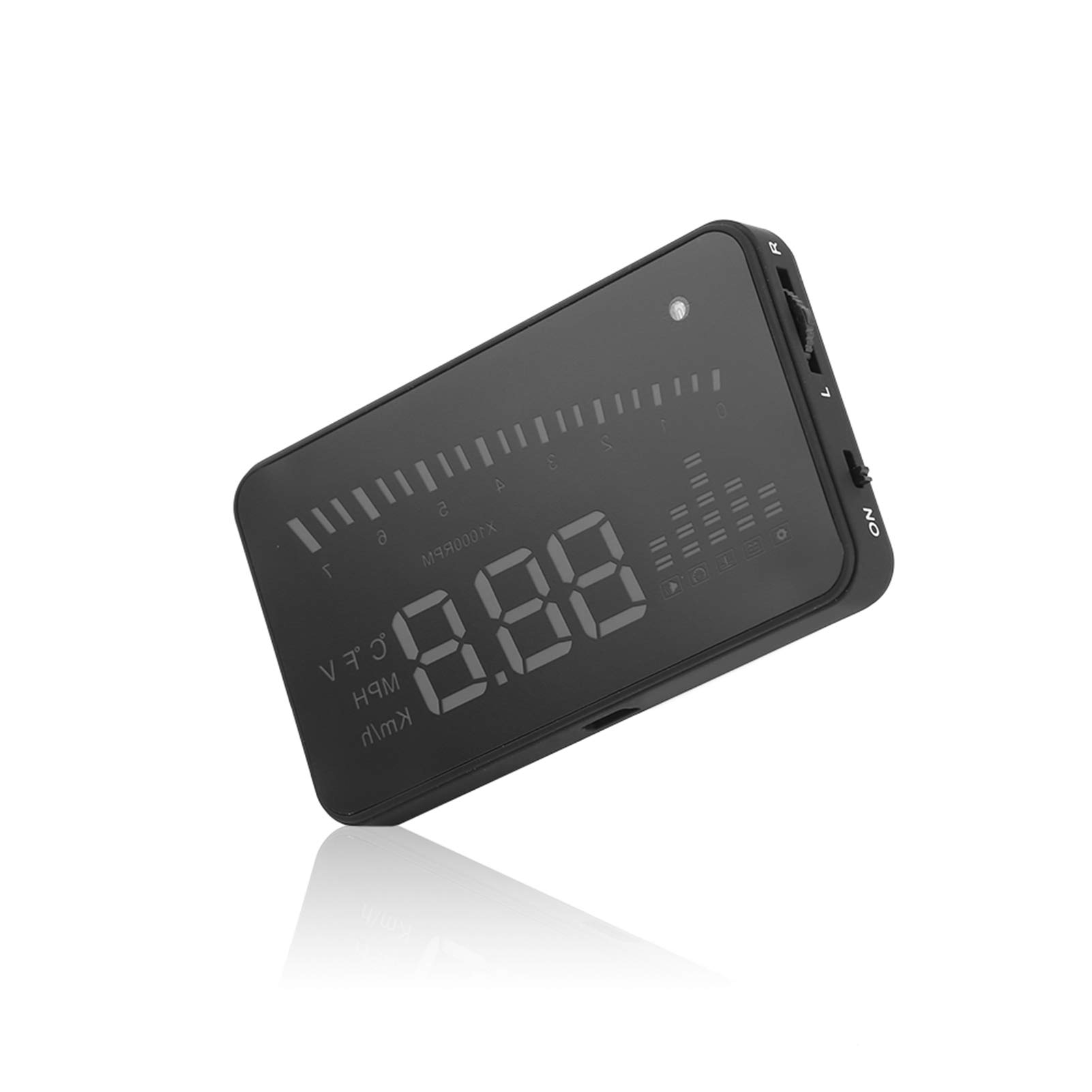 OBDII HUD Head Up Display Velocímetro Proyector LED Sistema de advertencia de velocidad para camiones de automóviles