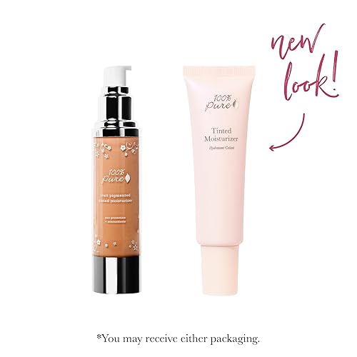 Miniatura 3 de 100 PURE Maquillaje facial antienvejecimiento tintado melocotón dorado pigmentado de frutas de cobertura ligera a media y brillo húmedo base ligera