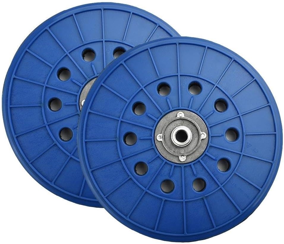 10-Hole Drywall Sanding Pad, 9 Inch (210mm) Backup Pad with 14mm Thread for Dustless & Porta Cable Sanders, Wall Finishing