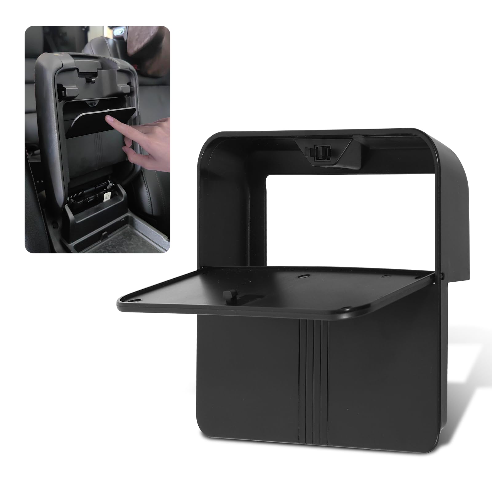 Hidden Storage for Jeep Wrangler JL JLU 2018-2023 2024 Center Console Organizer Armrest Hidden Storage Box Secret Compartment for Wrangler JL Accessories 2024