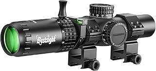 BESTSIGHT 1-5X24 LPVO Rifle Scope,Fully Multi-Coated Lens,Wind and Elevation Adjust, 30mm Diameter,Milling Reticle(Variable Power,sfp,) Low Power Variable Optic Scope (lpvo Scope) - BESTSIGHT