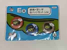 銀魂　フォーチュン缶バッジ デカバッジ 豆しば 銀魂×豆しば 缶バッジセット 近藤 沖田 土方 - メルカリ