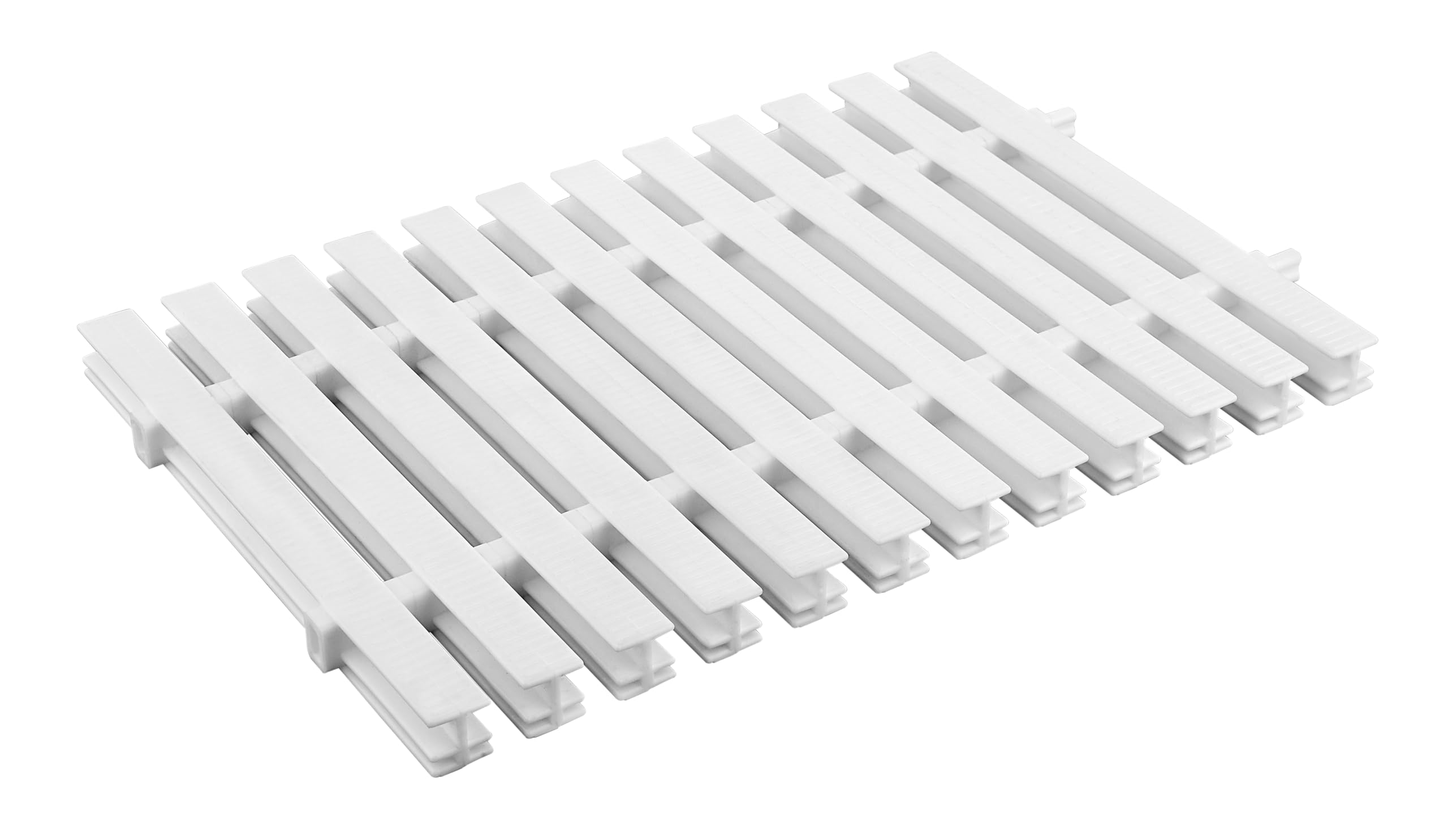 POOLX - OVERFLOW GRATINGS IN PP MATERIAL DOUBLE LOCKING SYSTEM SIZE: 250mm X 25mm : COLOR - WHITE/other-image-19
