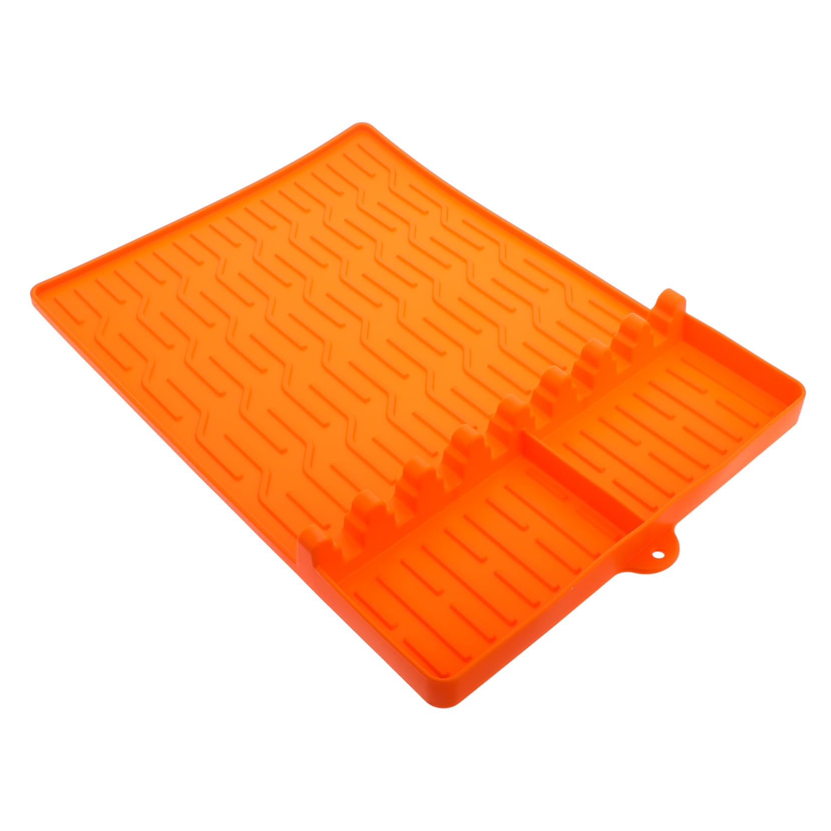SUPVOX Silicone Placemat Spatula Mat for Outdoor Use Rest Your Utensils on Heat Resistant Mat Kitchen Pad for Cooking