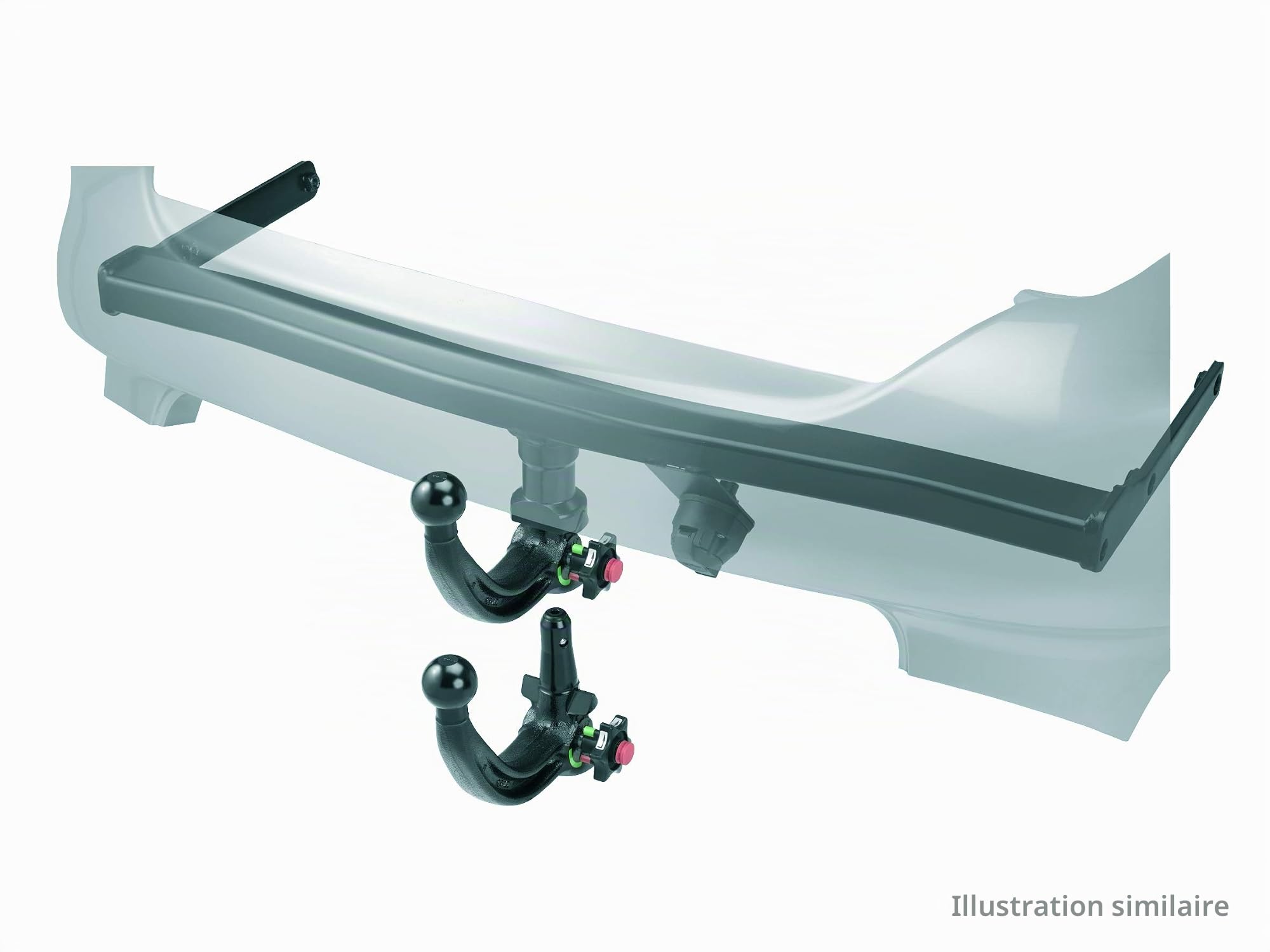 Westfalia Attelage Démontable pour VW Golf 7 Berline (06/14-06/20), T-Roc (àpd 07/17), Audi A3 (06/14-06/16), Q2 (àpd 11/16), Skoda Octavia 3, Seat Leon 3 (06/14-01/20) + faisceau él. spéc. 13 br.