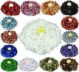 white christmas black mirror watch online  Solide Matt White Chunky/Fine Tinsel-4-Meter weißes Lametta