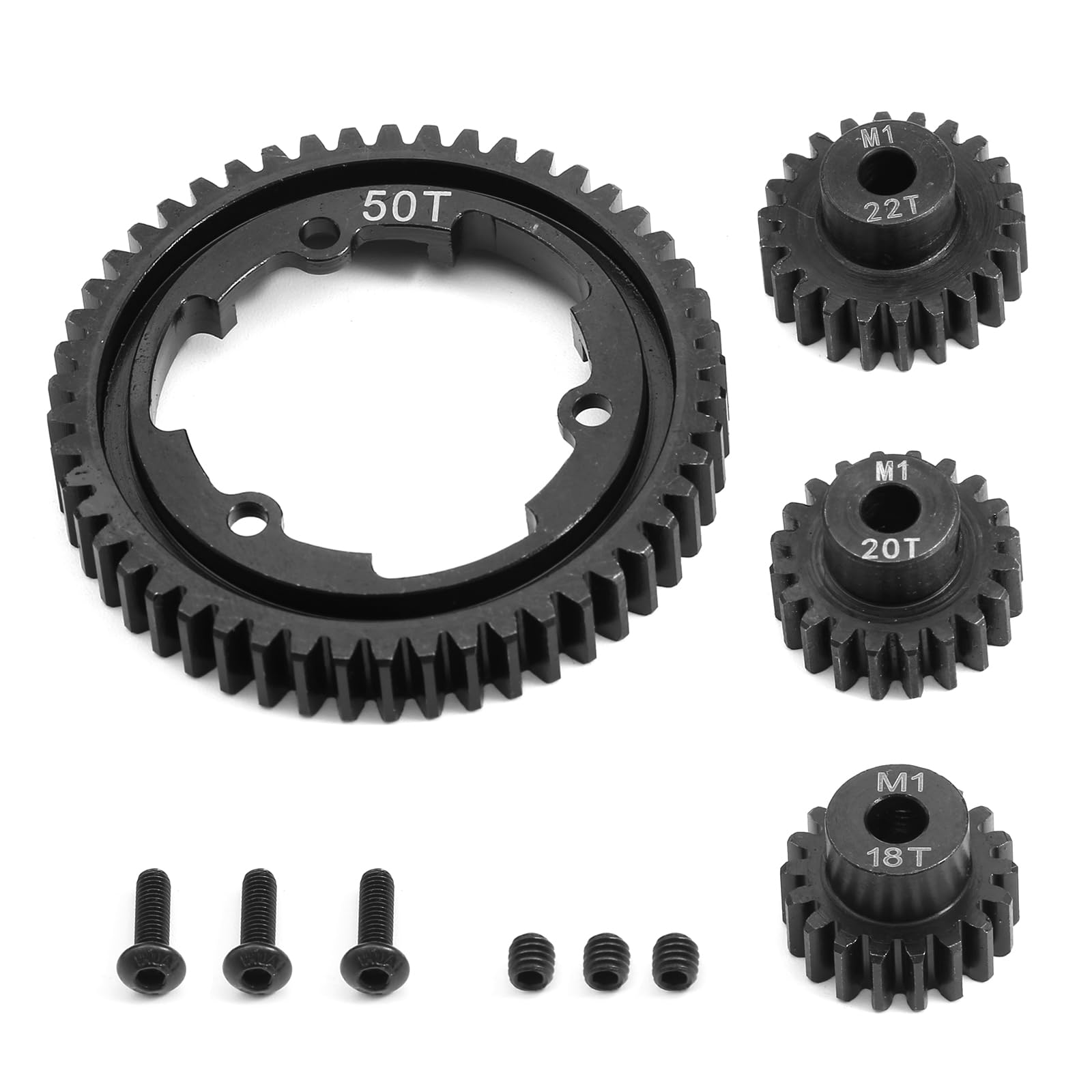 hf241026-001X GIGAREX PGT-124 新品同様美品 Amazon.com: 50T Spur Gear 18T 20T 22T Pinion Gears 1.0M Hardened