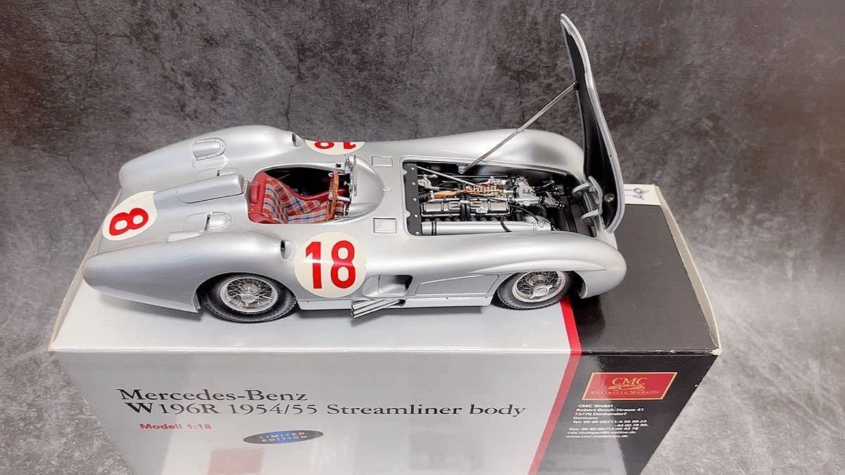 CMC 1/18 メルセデス・ベンツ　W196 優勝車#18 ミニカー CMC 1/18 メルセデス・ベンツW196 優勝車#18 ミニカー