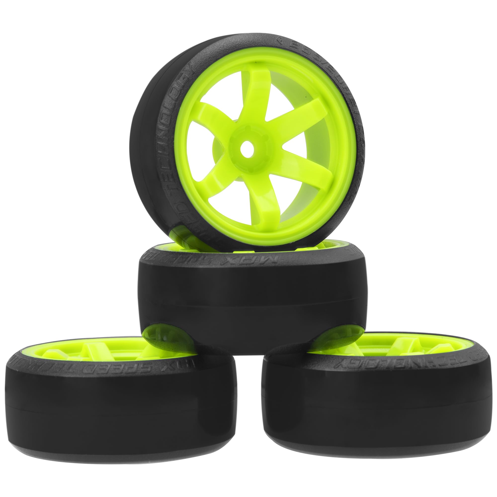 4PCS 1/10 RC Drift On-road Ruote Modello Duro Pneumatico Per 1/10 - Foto 6