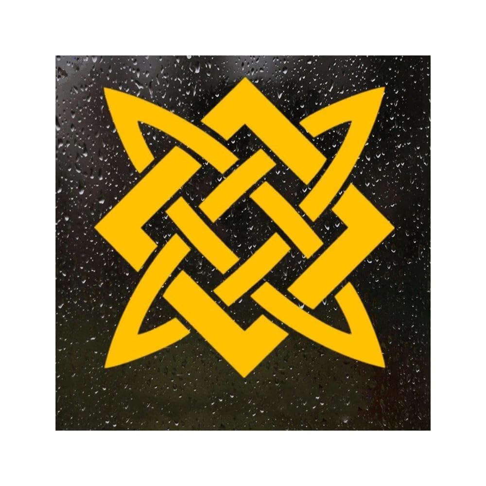 Car Vinyl Decal Car Auto Stickers for Car Bumper Window Car Decorations(Yellow,15x15 cm)