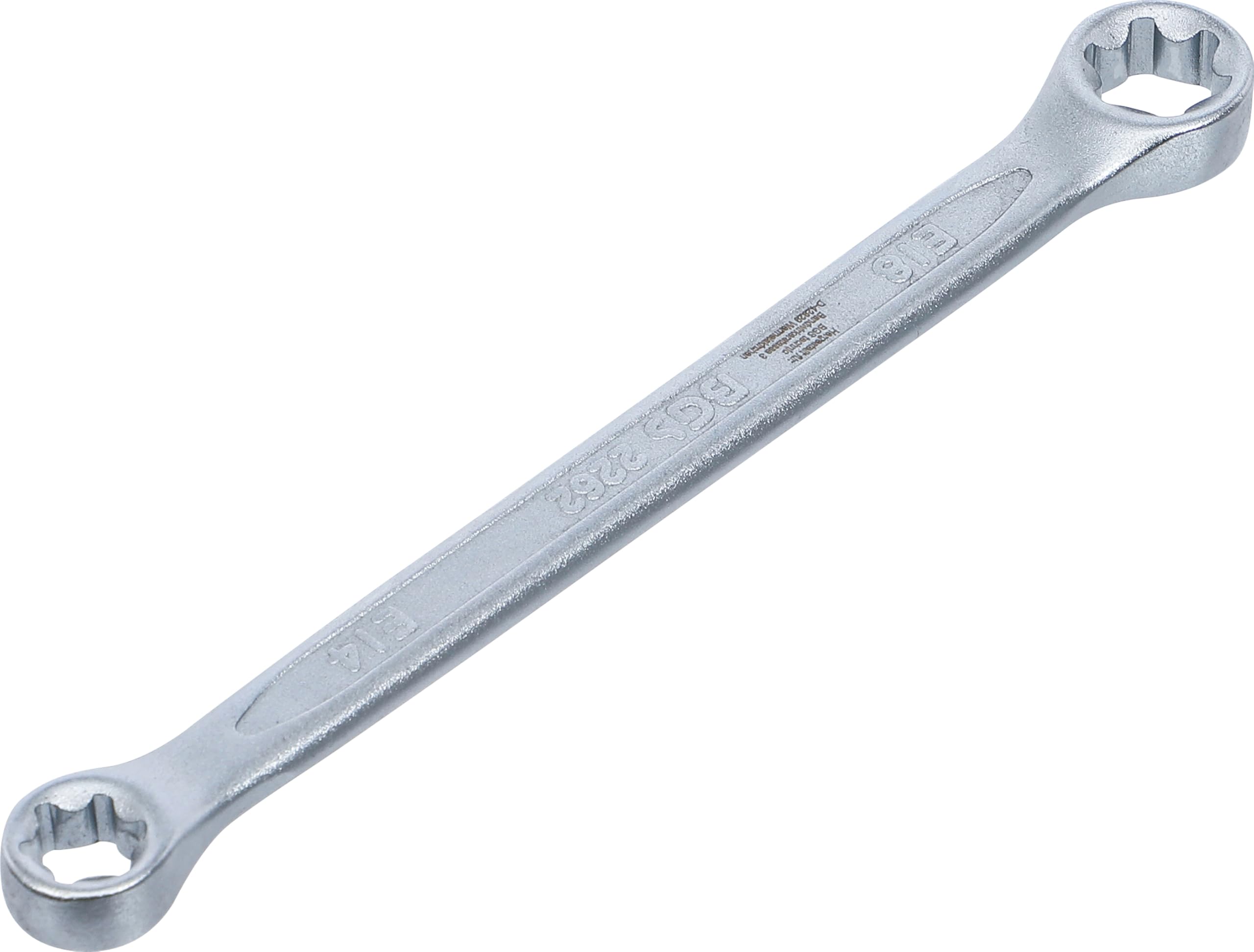Bgs Silver 2262 | Double Ring Spanner With E-Type Ring Heads | E14 X E18