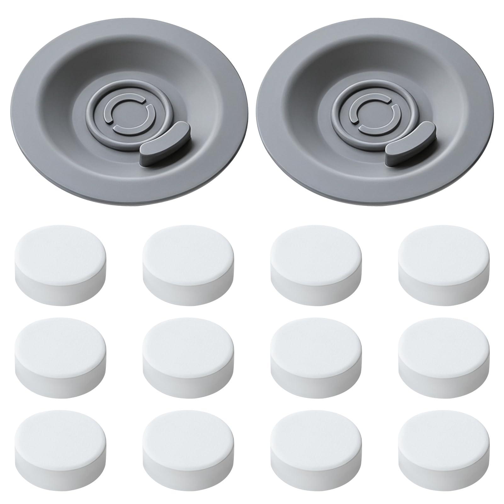 2 Espresso Cleaning Discs with 12 Cleaning Tablets, Compatible with Ninja Luxe Coffee Machine, 54mm Silicone Cleaning Pad, Practical Espresso Machine Accessories