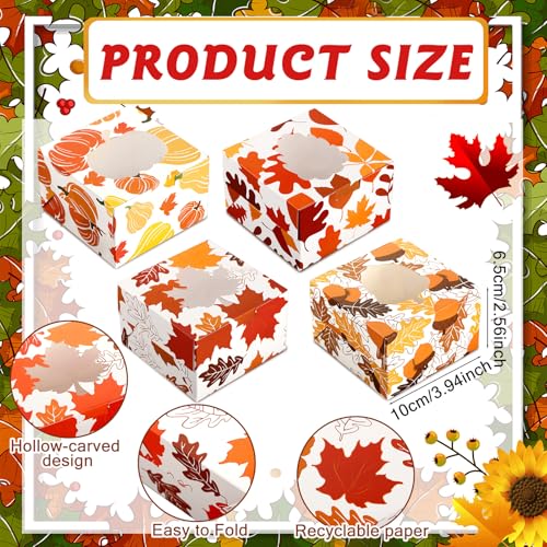 Dispowreath-24-Pcs-Fall-Treat-Boxes-with-Window-Yellow-Maple-Leaf-Pumpkin-Printed-Candy-Cookie-Boxes-Paper-Gift-Container-Autumn-Party-Favor-Boxes-for-Fall-Thanksgiving-Cookie-Goodie-Candy-Party Dispowreath 24 Pcs Fall Treat Boxes with Window Yellow Maple Leaf Pumpkin Printed Candy Cookie Boxes Paper Gift Container Autumn Party Favor Boxes for Fall Thanksgiving Cookie Goodie Candy Party