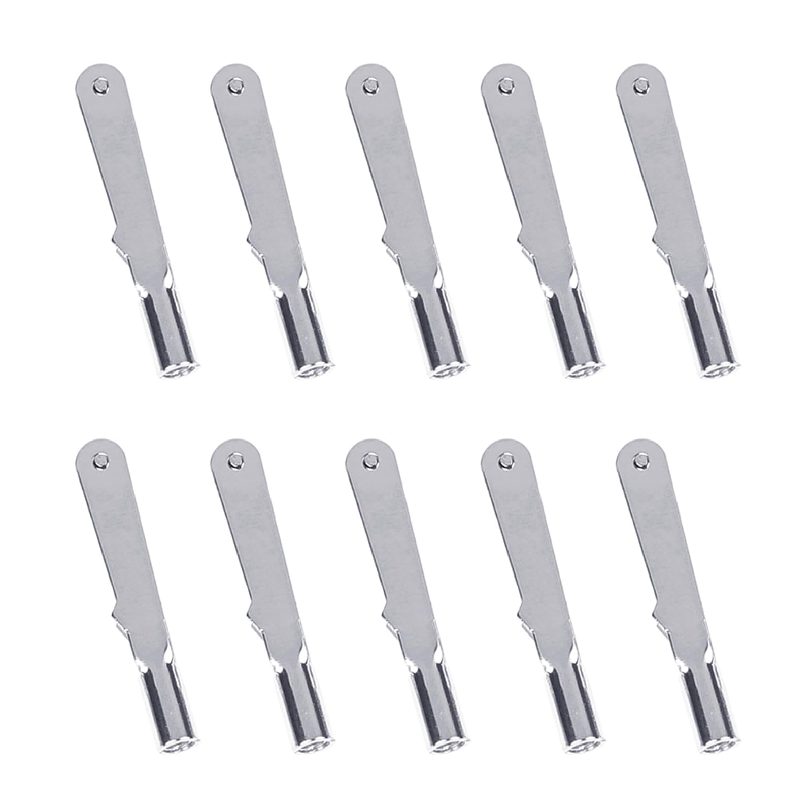 Kit De Composants De Servomoteurs en Alliage 10 Pièces Mandrins De Tige De Traction Connecteurs De Serrage pour Commandes De Vol Sécurisées dans Le Modèle D'aviation UAV