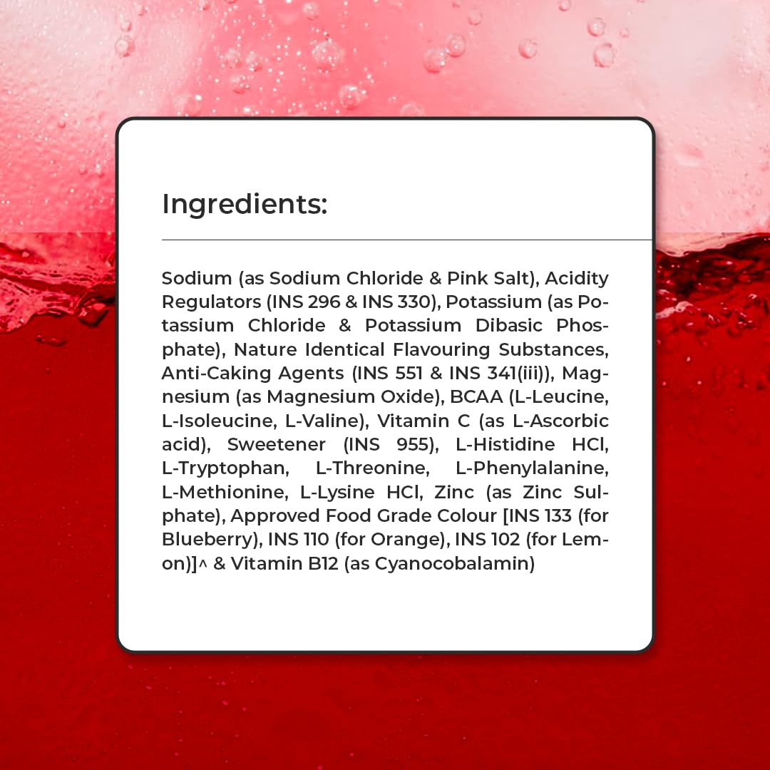 OPN Electrolytes Orange Flavour | 850mg Sodium | Zero Sugar Hydration Powder | Vitamin C, B12 + EAA | (Pack of 1) 12 Sachets — Amazon image 7