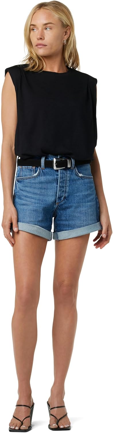 Joe's Jeans Womens The Alex High Rise Fitted Denim Short - Image 6