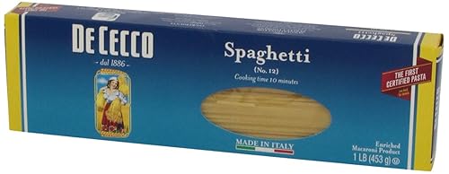 Miniatura 7 de De Cecco Producto de macarrones enriquecidos - Pasta espagueti (16 onzas cada una)