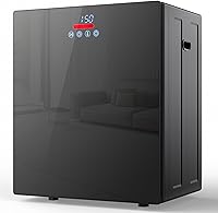 Vista 1 de EUHOMY Secadora de ropa portátil de 1.5 pies cúbicos, secadora compacta de 850 W con manguera de escape, acabado espejo, panel táctil LCD, 4 modos