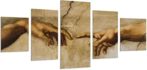 Miniatura 1 de Póster De Pintura Famosa De Táctil De Dios Para Decoración Del Hogar, Cuadro Sobre Lienzo Para Pared, Imágenes Para Sala De Estar, Sin Marco Pintura