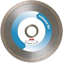 MK Diamond 151445 MK-200 4-Inch Wet Cutting Continuous Rim Diamond Saw Blade with 5/8-Inch Arbor for Tile and Marble
