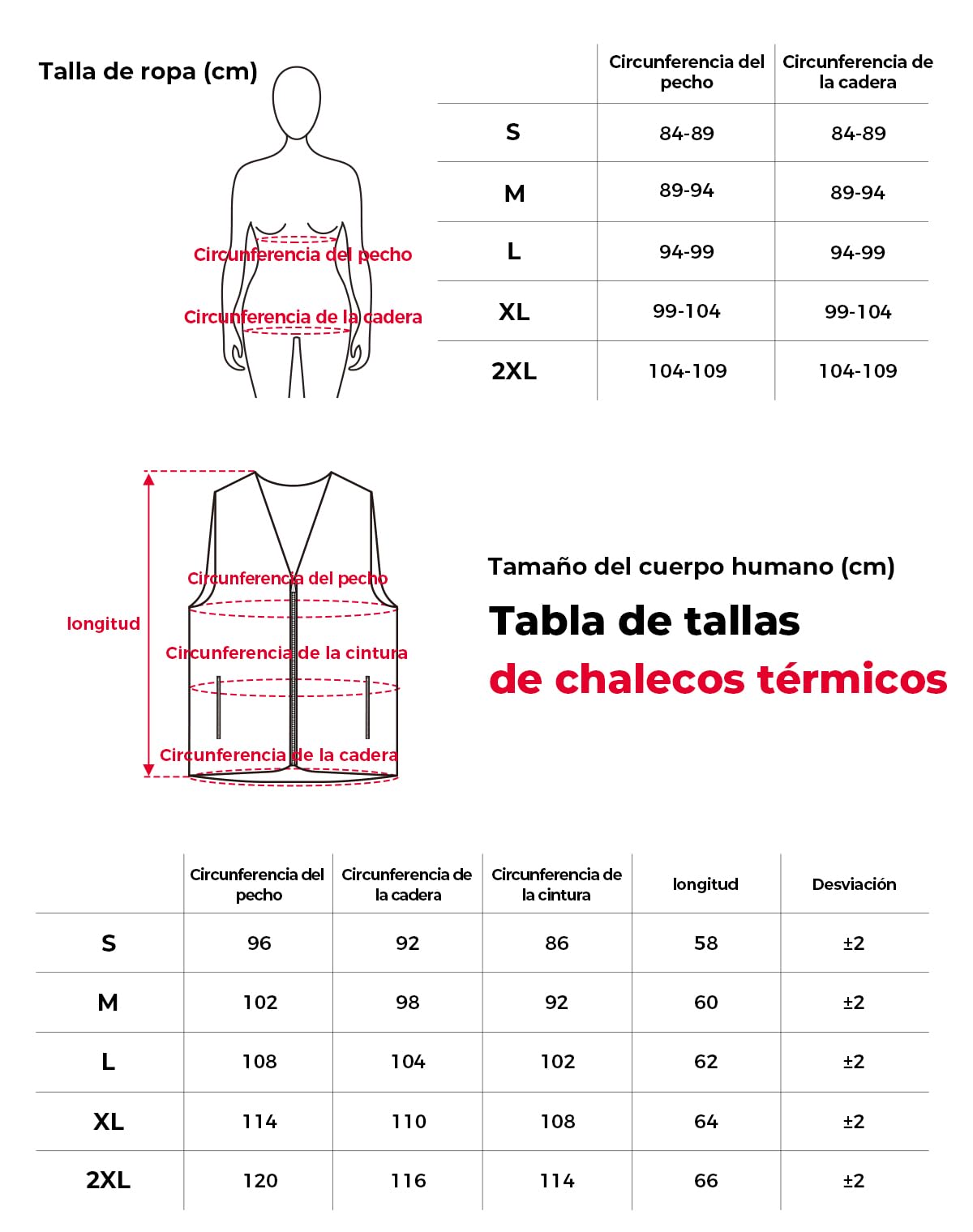 KEMIMOTO Chaleco Calefactable Mujer, Chaleco Térmico Corte Elegante y Ajustado con 8 Zonas de Calentamiento, Chaleco Cálido para Campar, Esquí, Pesca, Actividades al Aire Libre (No incluye Batería)