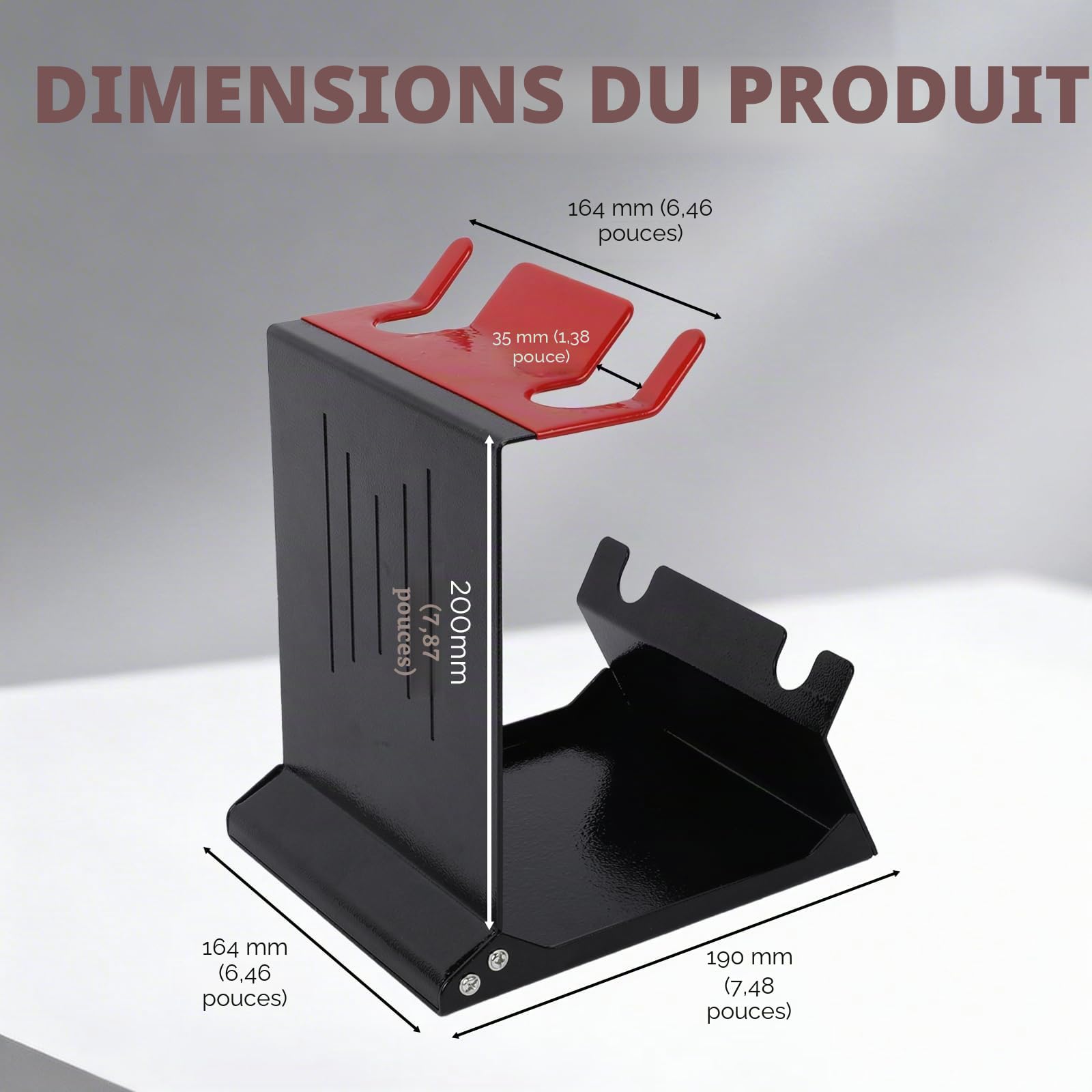 Pistolets à Peinture & Accessoires, Support de Pistolet à Peinture à Alimentation par Gravité/Support, Support de Pistolet à Peinture pour Banc de Travail/Plateau/Station de Travail Robuste