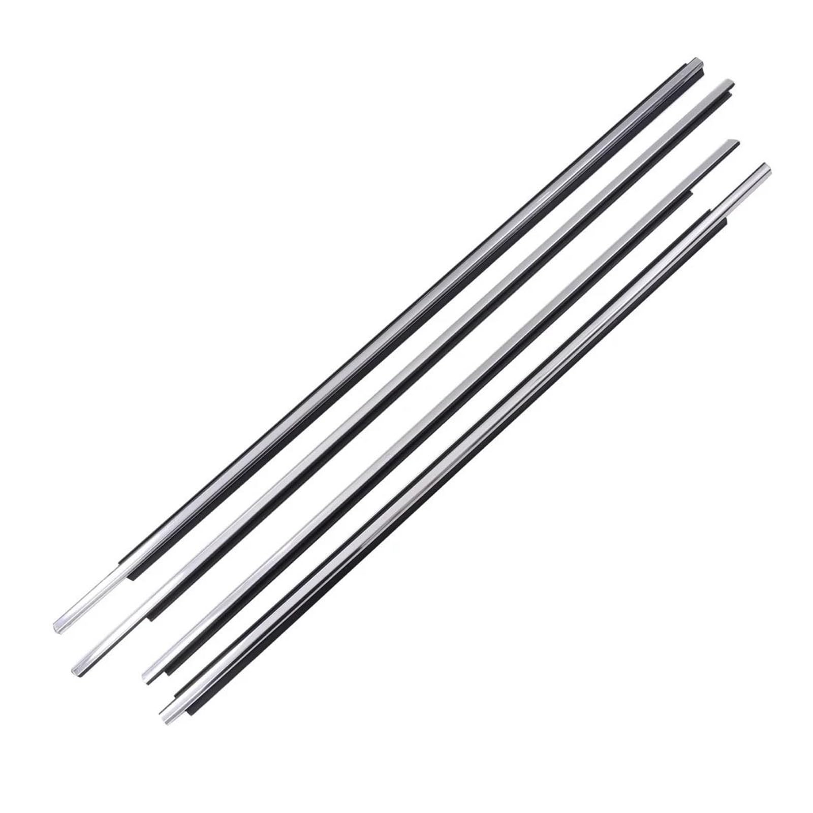 One Color Car Window Rubber Seal For Toyota For Crown 2005-2009 75720-0N010 75710-0N010 75740-0N010 Chrome Car Window Weatherstrip Window Weatherstrip