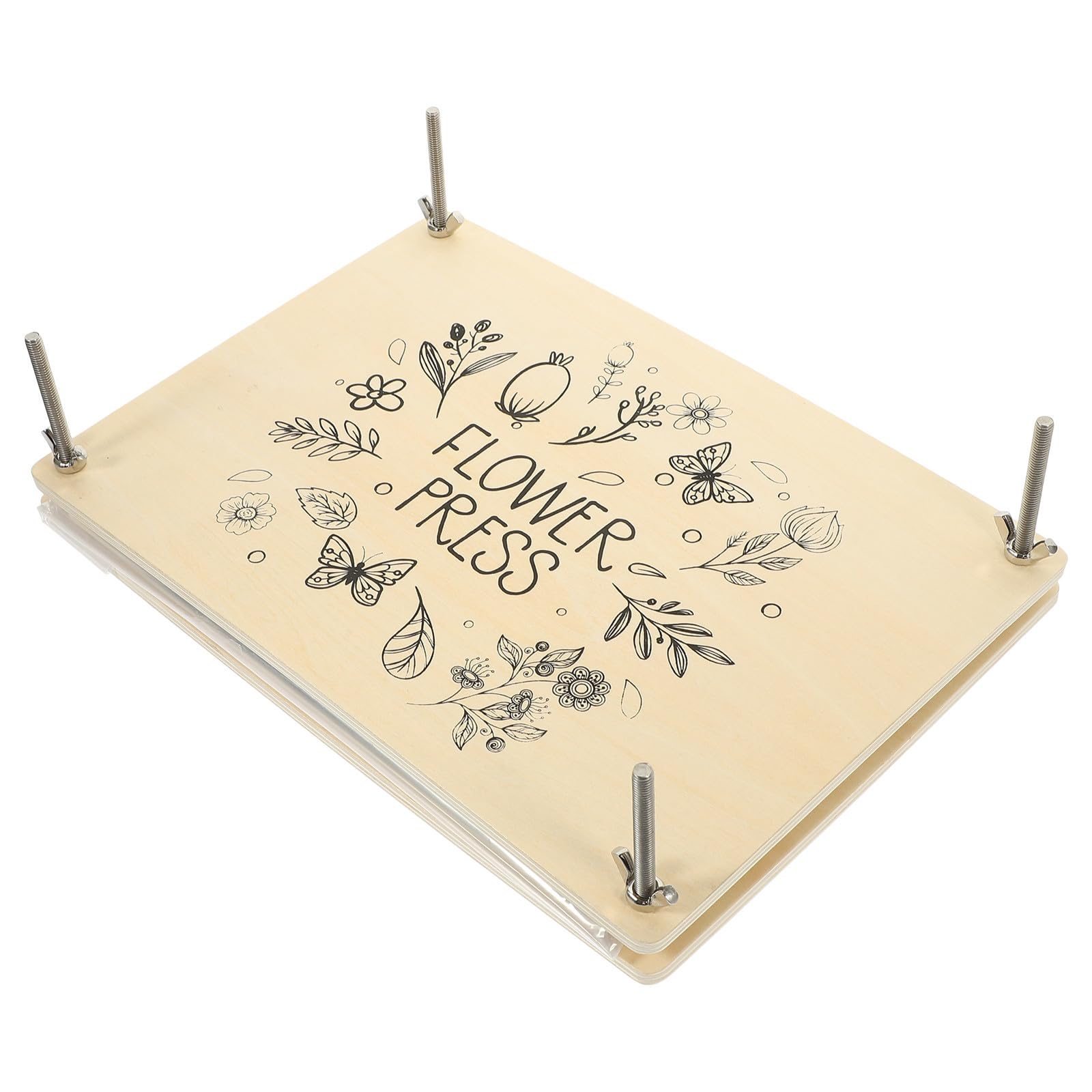 YARNOW Kit Pressa per Fiori in Legno per Foglie e Frutta Secca