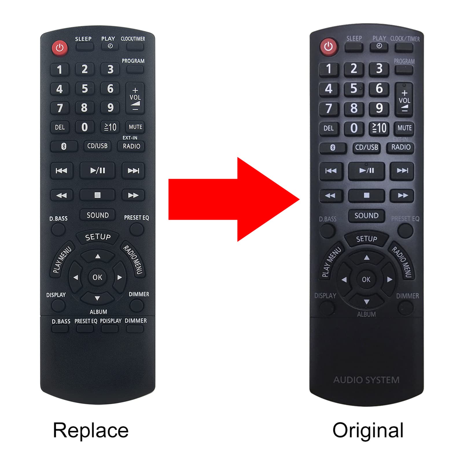 Amazon.com: N2QAYB001101 Replacement Remote Control Compatible