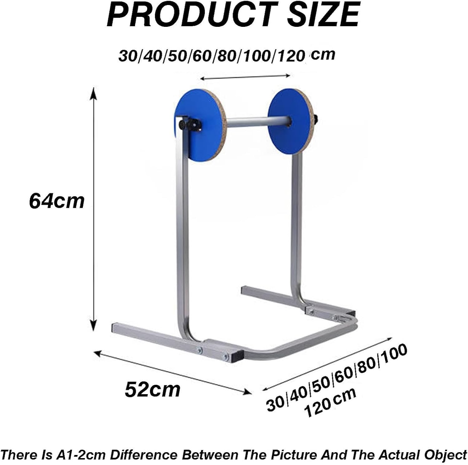 Este Soporte Ajustable para estación de Embalaje, dispensador de plástico de Burbujas de sobremesa, Soporte Manual para Rollos de Espuma para mudanzas y envíos, se Adapta a Anchos de 12 a 48