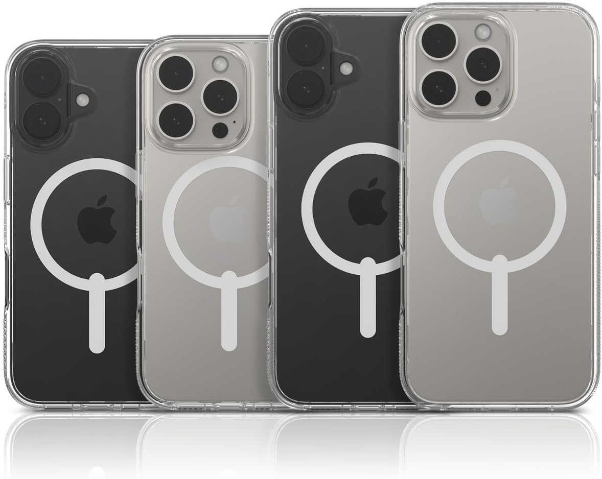 ZAGG Crystal Palace Snap Case for iPhone 16 Plus – Military-Grade 13ft Drop Protection, MagSafe Compatible, Crystal Clear, Anti-Yellowing, Graphene-Reinforced, Made from Recycled Materials - Image 2