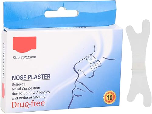 10 tiras nasales, parche de nariz para dormir antironquidos, portátil, unisex, para mejorar el sueño