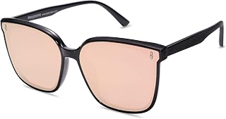 SOJOS SJ2157 Vintage Oversized Sunglasses for Women & Men - UV400 Polarized Square Shades, Trendy Anti-Glare Protection