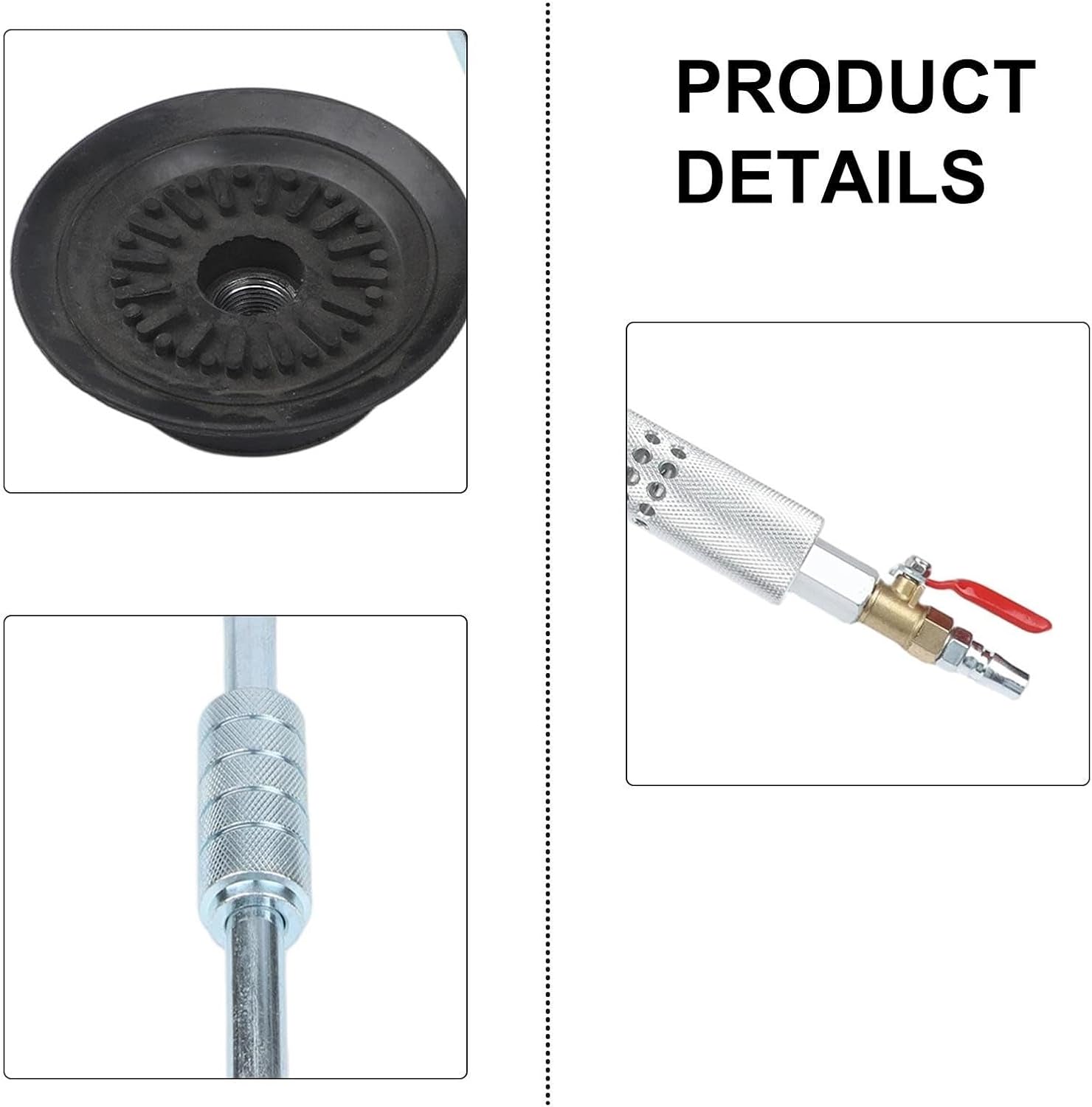 Portable Pneumatic Puller For Car Dents With Suction Cup And Sliding Hammer, Sheet Metal Body Repair Tool For Auto Dent Removal, 47 X 17 X 5 Cm