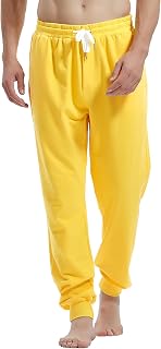 Pantalones de chándal para hombre de algodón con bolsillos, pantalones de ocio para fitness con cordón