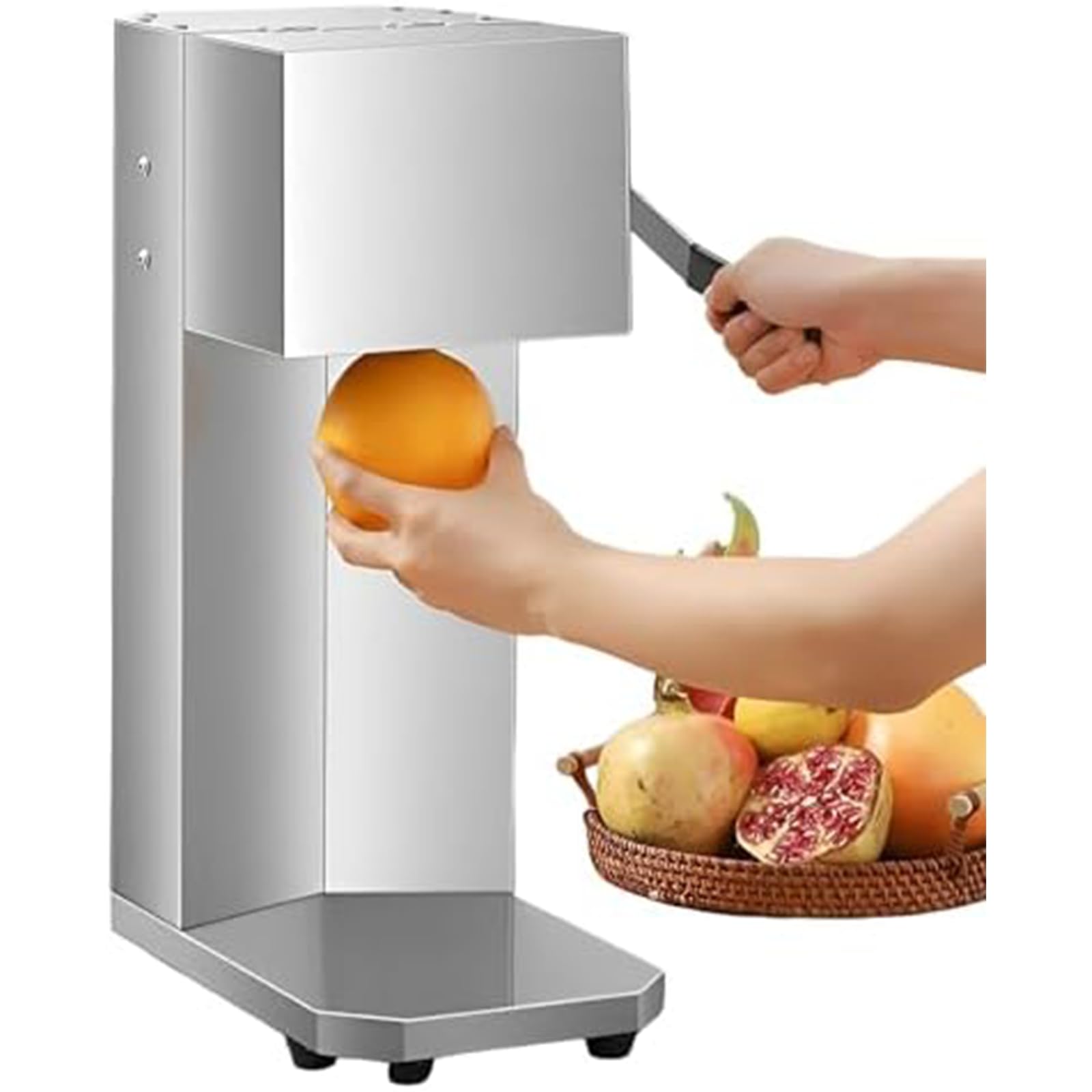 Exprimidor De Cítricos Eléctrico 10 W, Extractor Multifunción 3 S | Rendimiento De Jugo 99%, Patas Antideslizantes, Cuchillas Reemplazables, Barra De Presión Giratoria, Naranjas, Limones, Limas