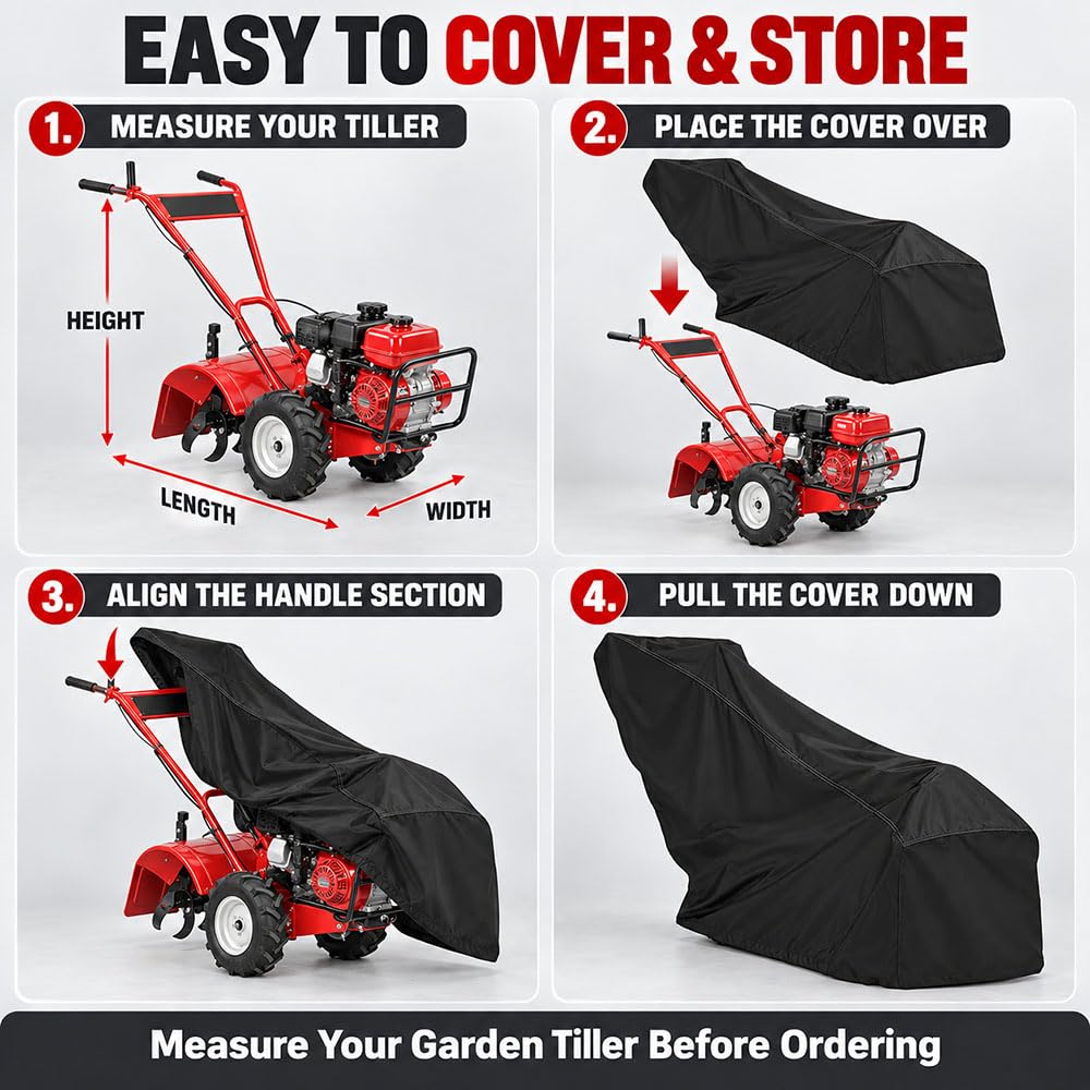 Funda para Motocultor De Empuje para Troy-Bilt Super Bronco CRT