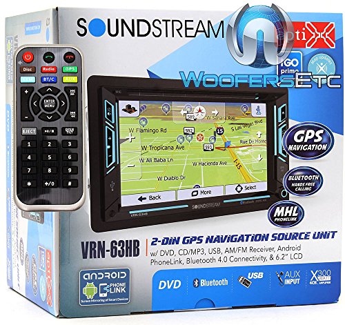 Soundstream VRN‐63HB in Dash Media, 6.2