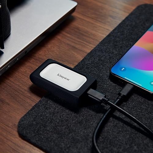 Miniatura 5 de Kingston XS2000 500G SSD portátil de alto rendimiento con USB-C  Tamaño de bolsillo  USB 3.2 Gen 2x2  Unidad externa de estado sólido  Hasta 2000