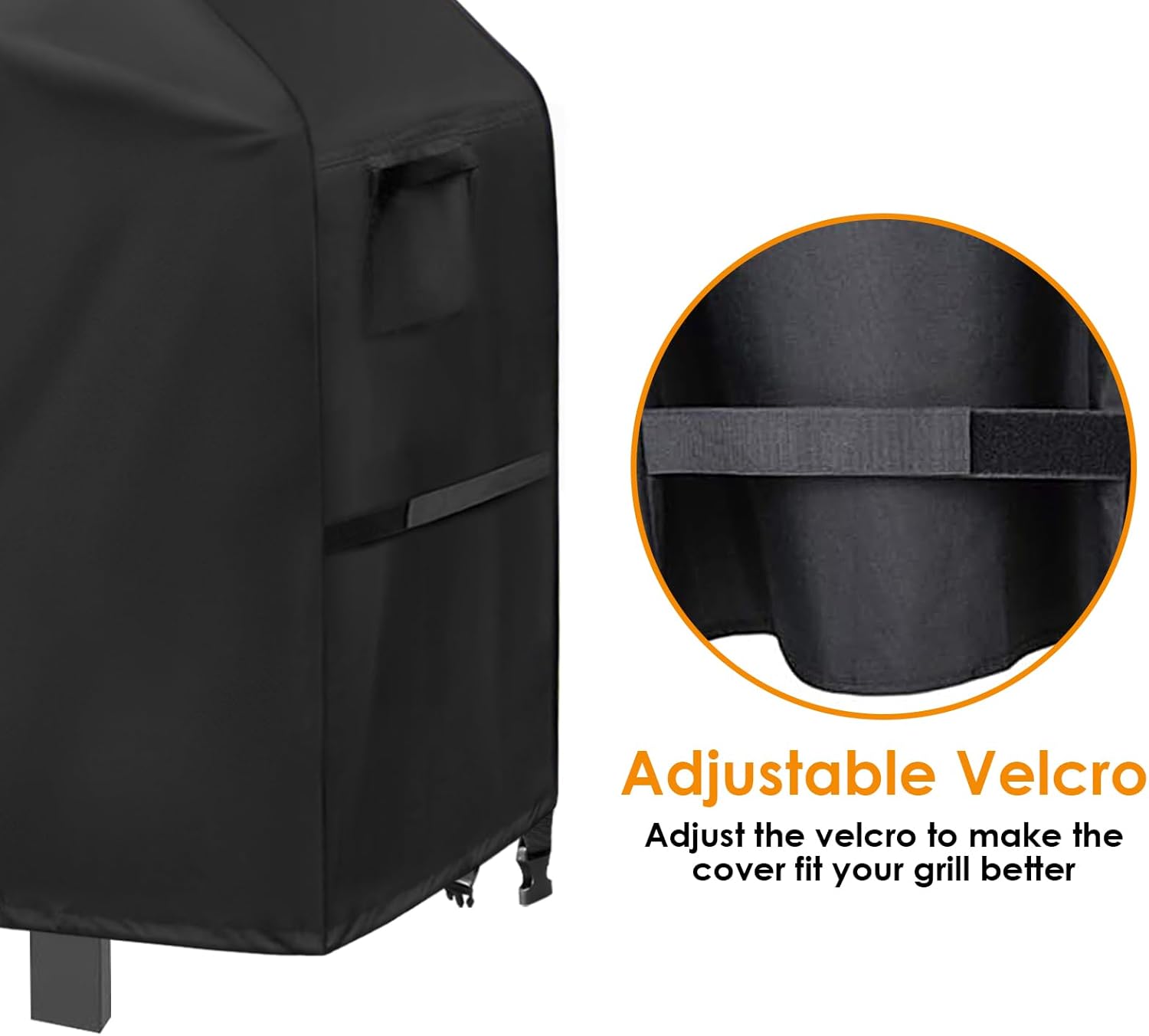 Grill Cover for Blackstone Pro Series 2 Burner 22 Inch Griddle with Double Shelf, Outdoor Waterproof BBQ Covers for Model 2165 2414, Propane Gas Grill Cover