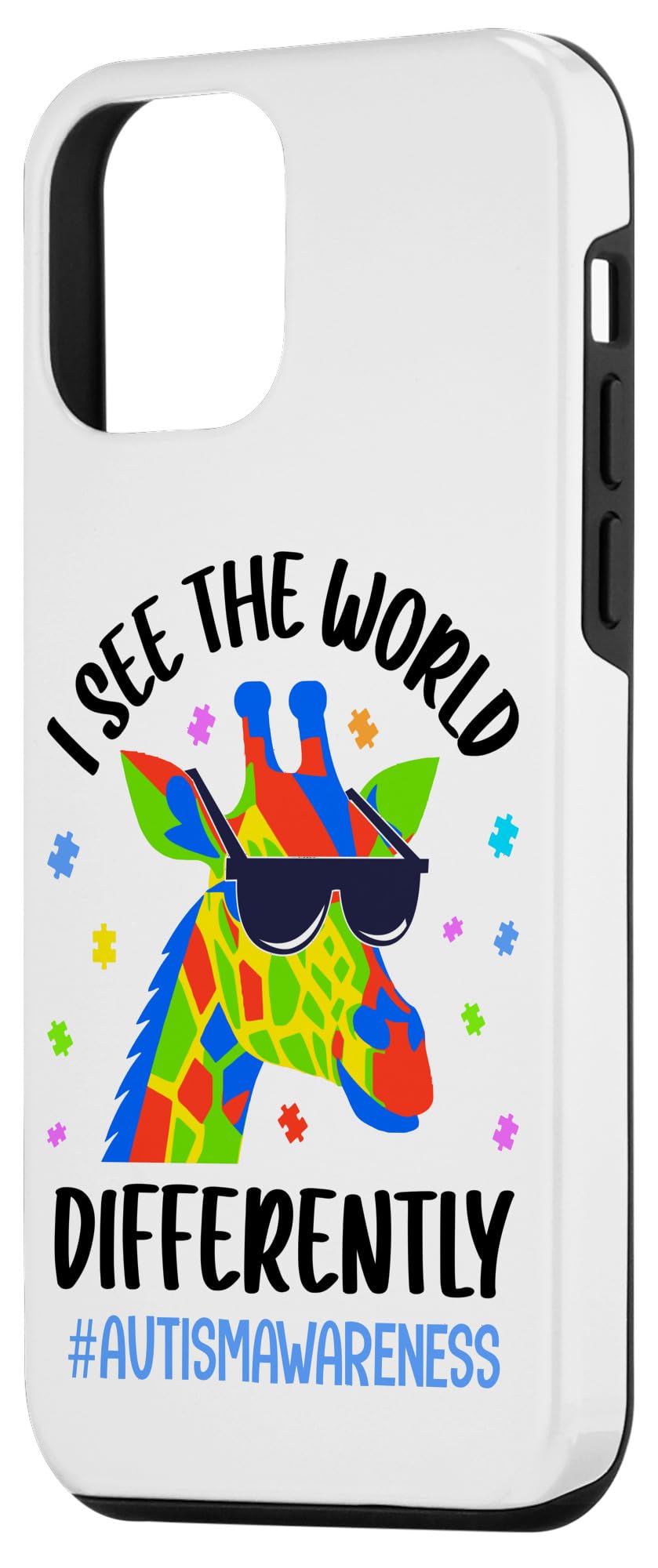 Funny Autism Spectrum Design for Autism Awareness Case for iPhone 12 mini - Image 2